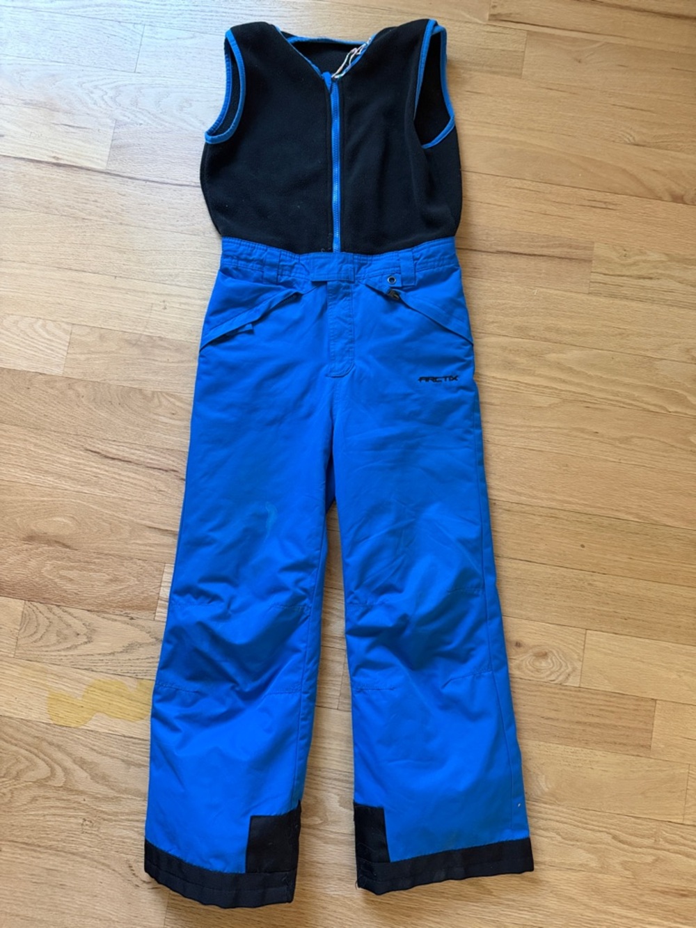 Arctix Blue and Black Kids Snow Overalls with bib kids size Medium